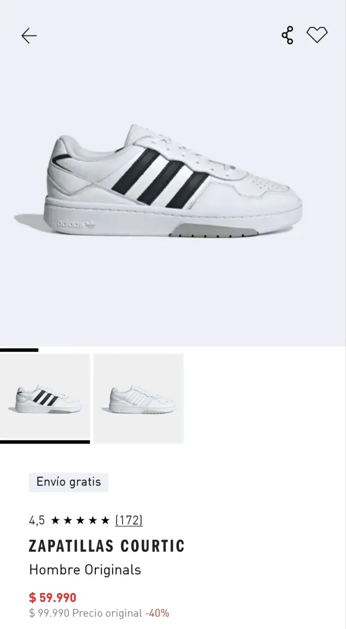 Zapatillas Adidas Originals Courtic hombre - 5