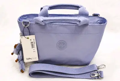 Bolso Kipling morado con correa ajustable - miniatura 2