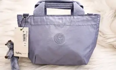 Bolso Kipling morado con correa ajustable - miniatura 4