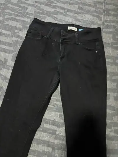 Jeans negros super skinny Opposite talla 42 - miniatura 2