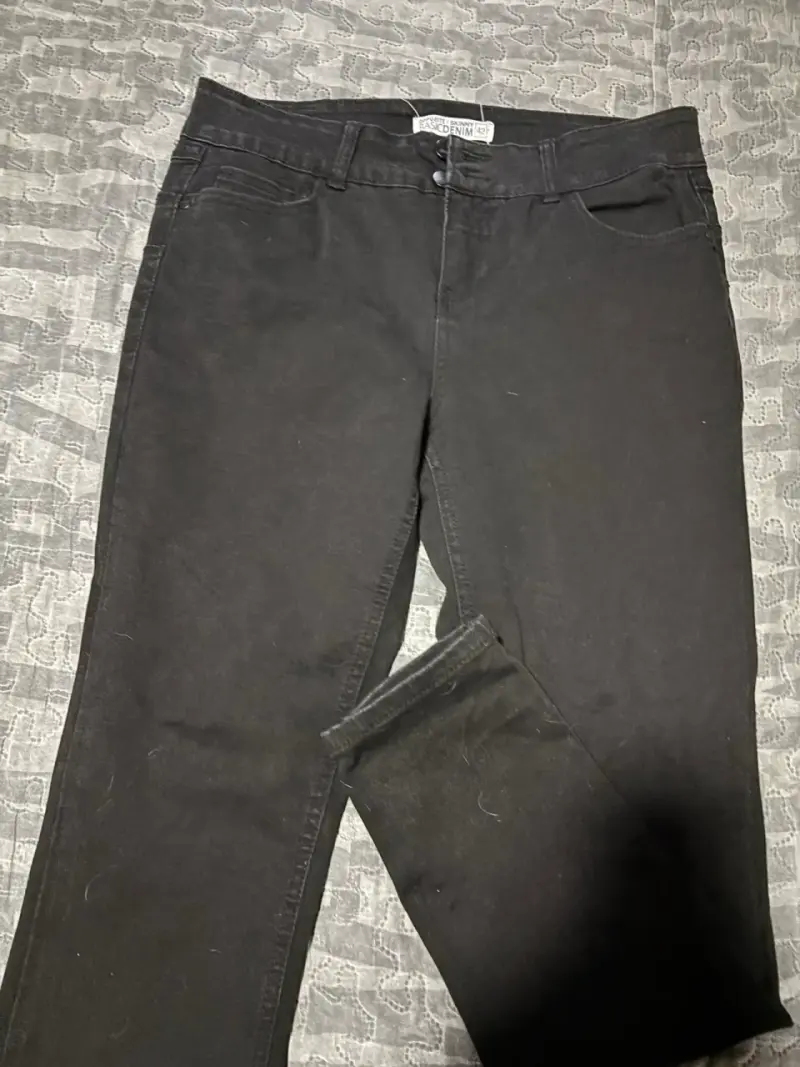 Jeans negros skinny Opposite Basic Denim talla 42 - 2