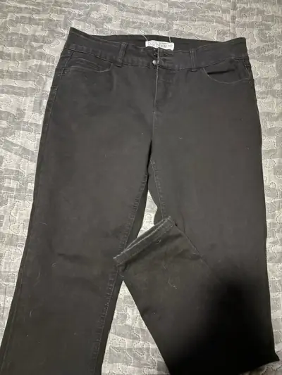 Jeans negros skinny Opposite Basic Denim talla 42 - miniatura 2