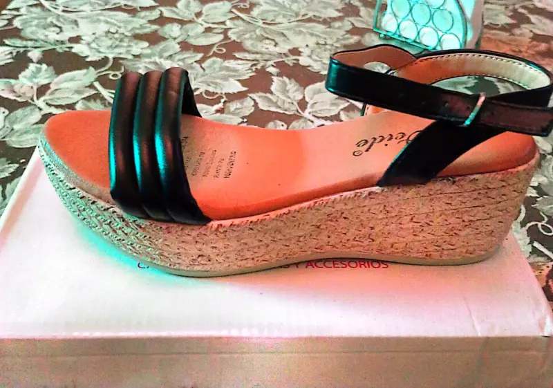 Sandalias de Plataforma Negras para Mujer - 1