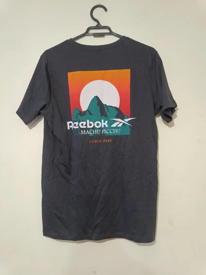 Polera Reebok Machu Picchu gris para hombre - 2