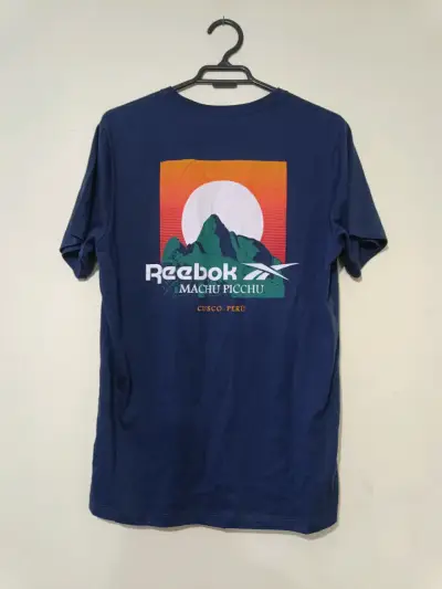Polera azul Reebok Machu Picchu para hombre - miniatura 2