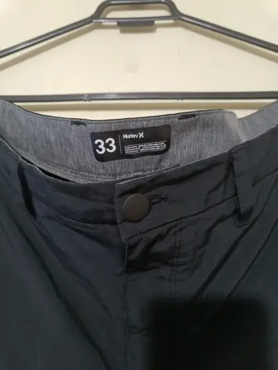 Shorts negros Hurley talla 33 para hombre - miniatura 3