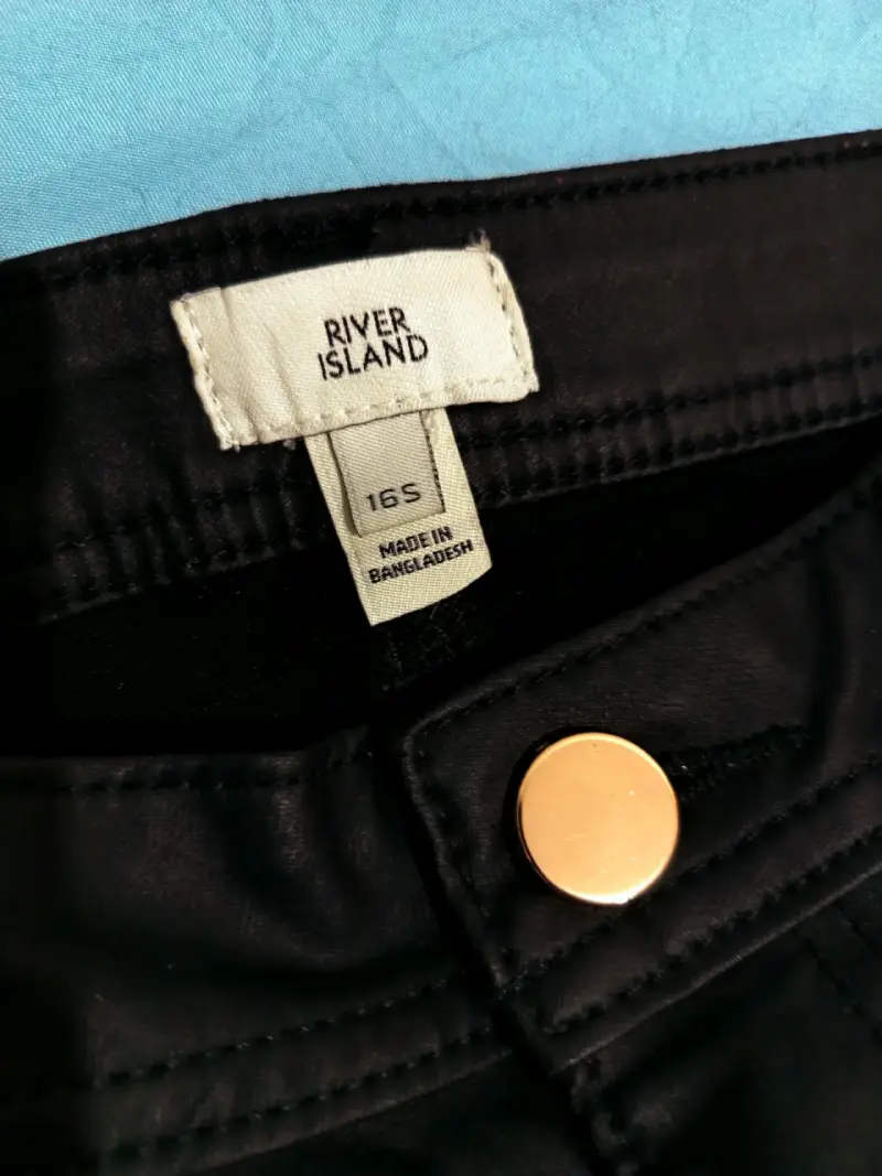 Jeans negro River Island - 3