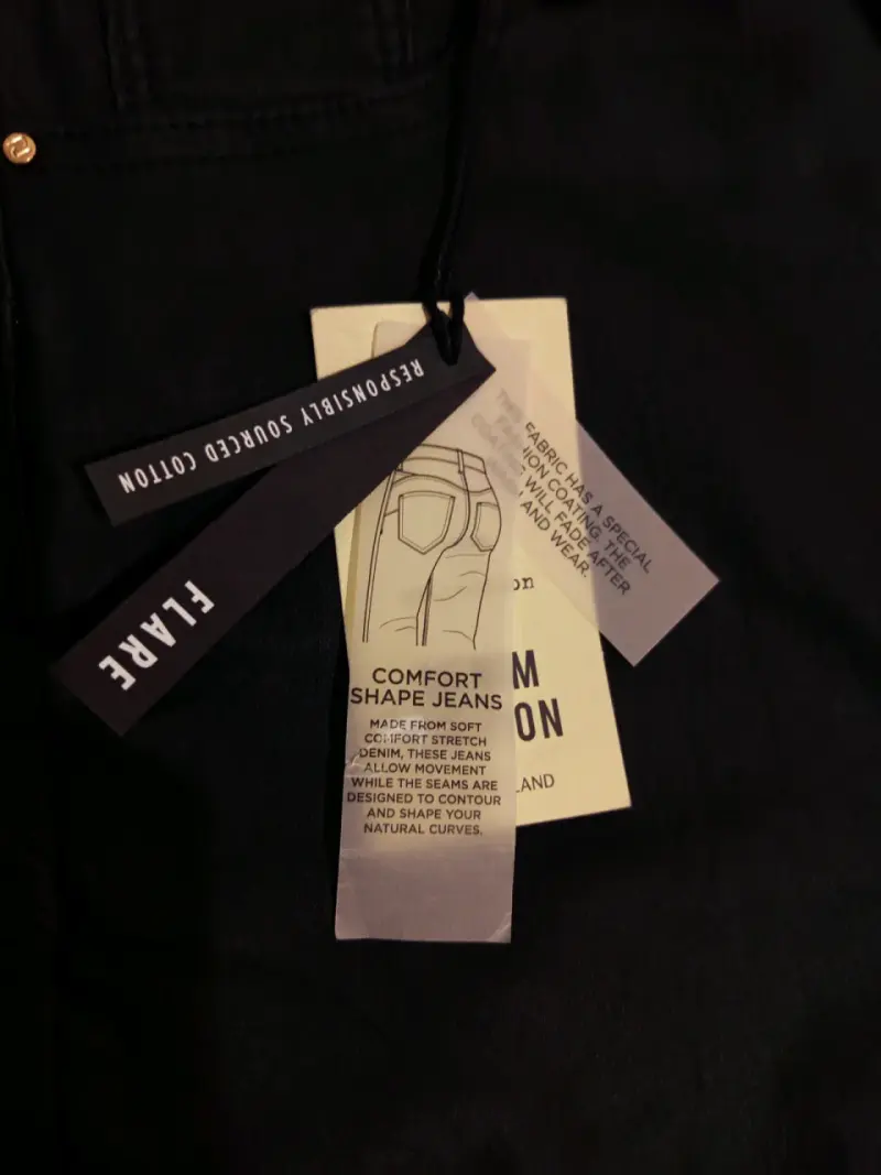 Jeans negro River Island - 4
