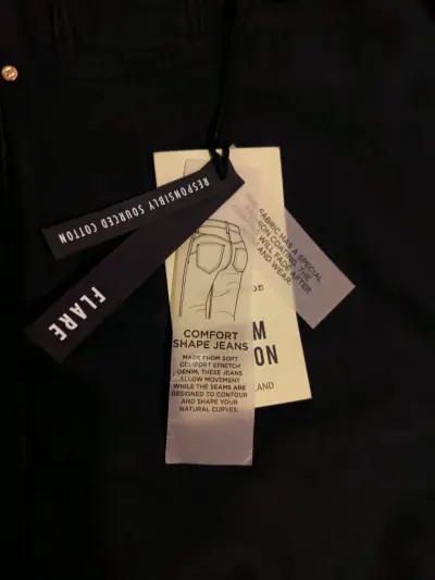 Jeans negro River Island - miniatura 4