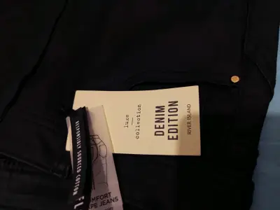 Jeans negro River Island - miniatura 6