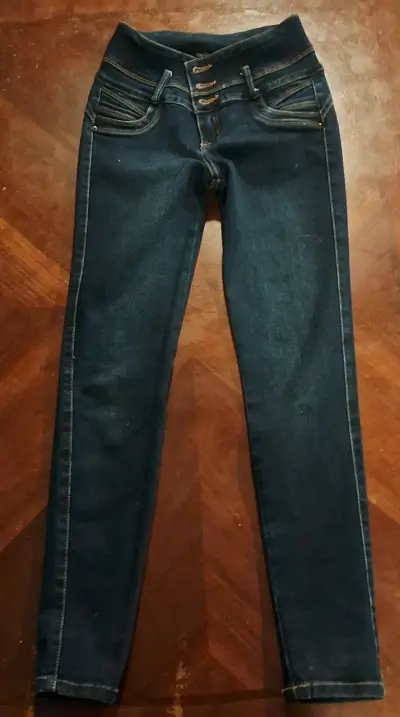 Jeans pitillo mujer Moschino azul oscuro - miniatura 1
