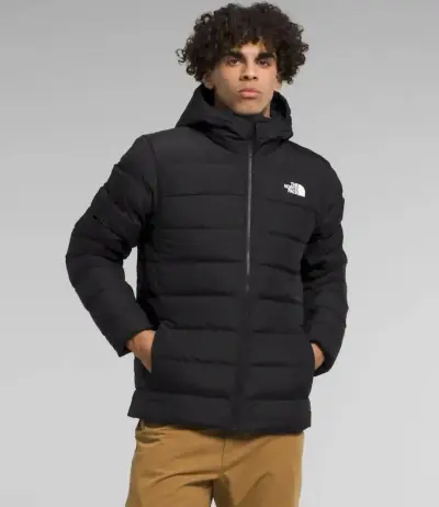 Chaqueta negra acolchada The North Face para hombre - miniatura 1