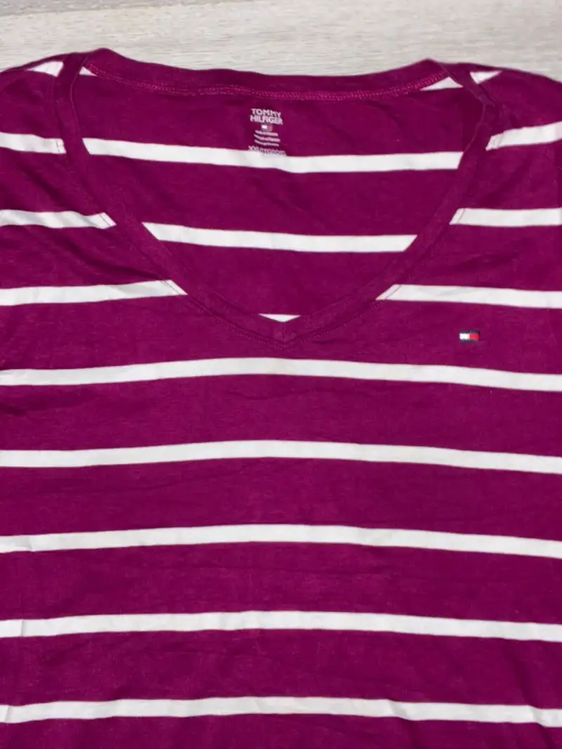 Polera Tommy Hilfiger rayada manga larga L-XL - 2