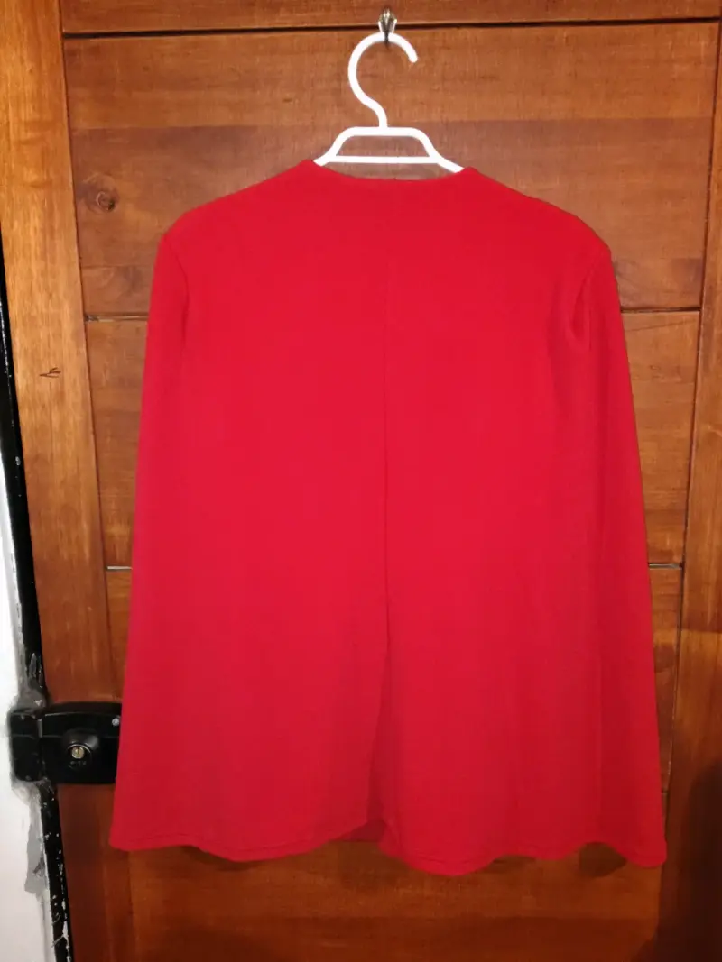Blazer rojo para mujer Shein elegante - 2