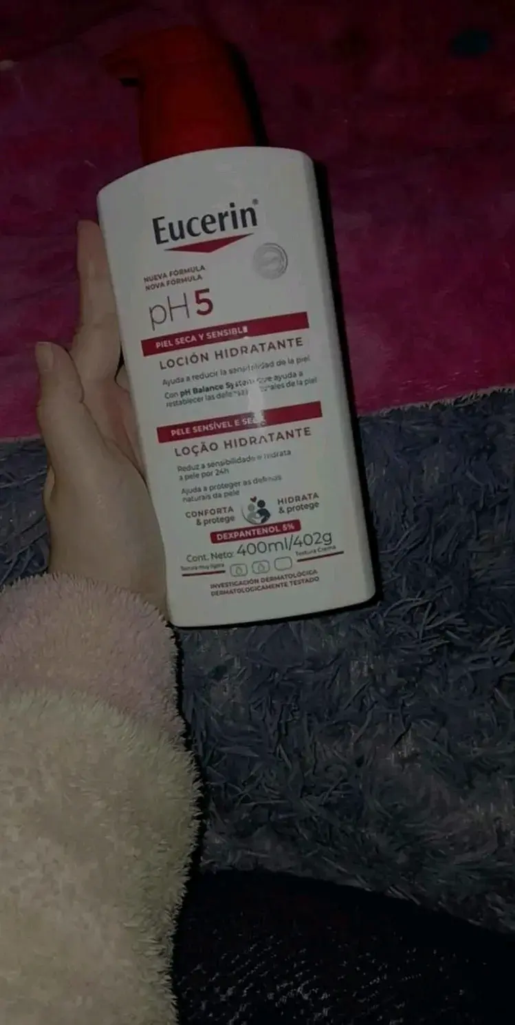 Loción Hidratante Eucerin pH5 para Piel Seca