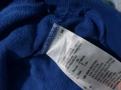 Polerón azul con capucha Adidas para niños - miniatura 3