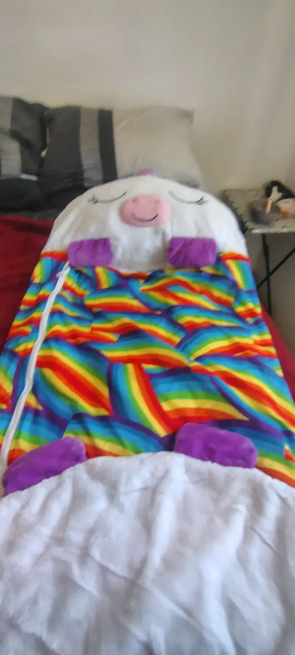 Saco de dormir infantil Happy Nappers unicornio arcoíris - 1