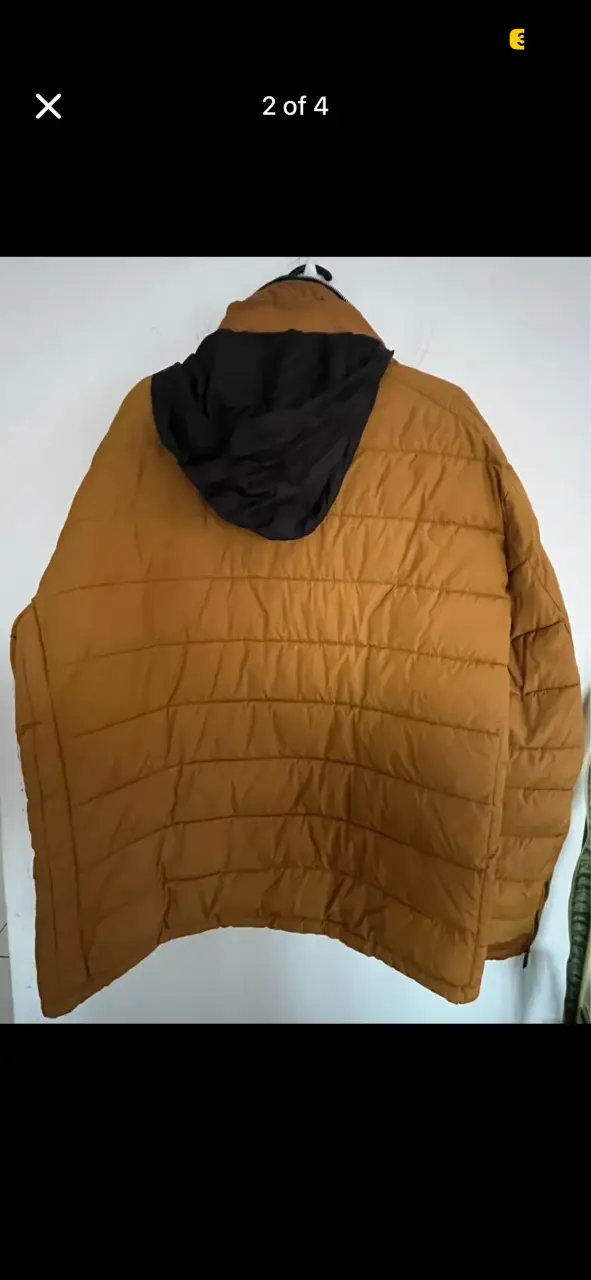 Chaqueta ZARA acolchada color mostaza - 2