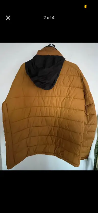 Chaqueta ZARA acolchada color mostaza - miniatura 2