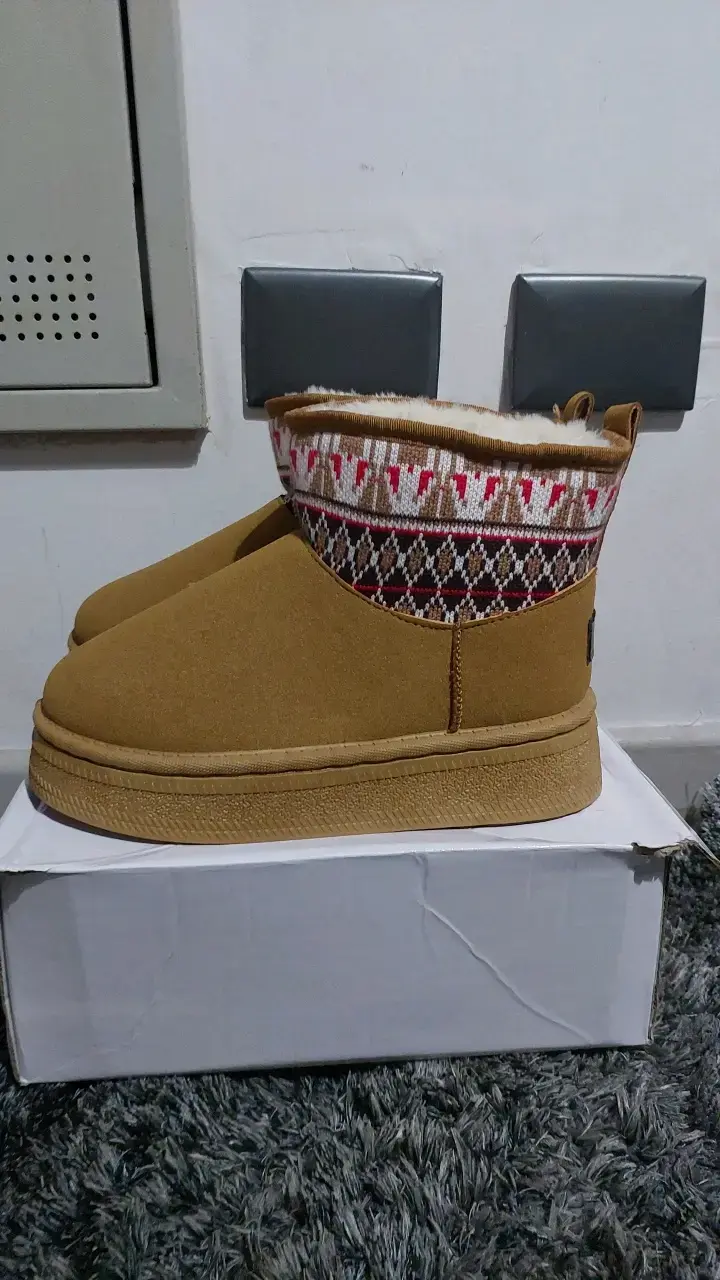 Botines de invierno con diseño étnico - 2