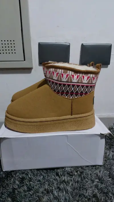 Botines de invierno con diseño étnico - miniatura 2