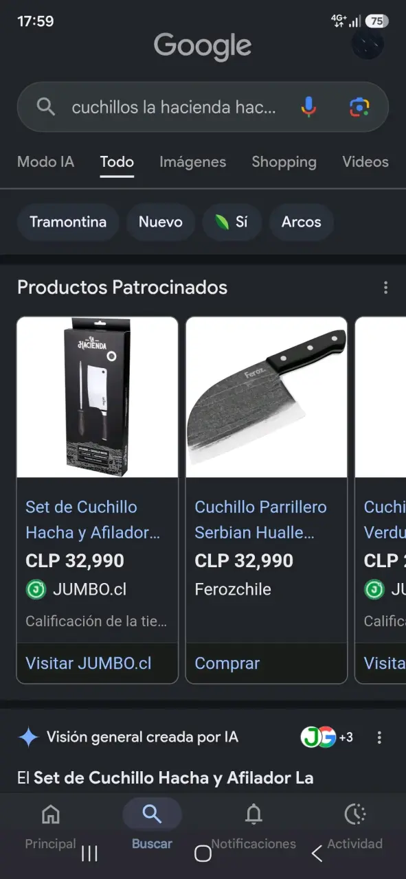Set de Afilador y Cuchillo Hacha La Hacienda - 5