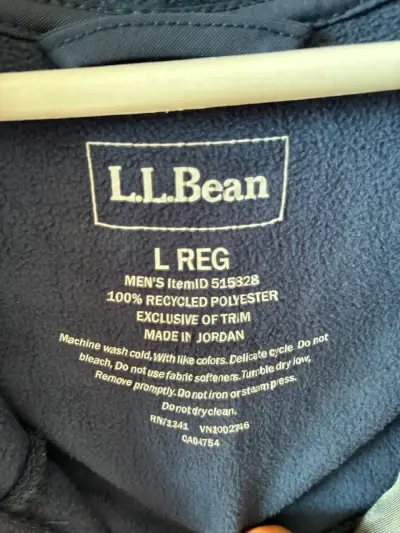 ♻️Polar azul L.L. Bean para hombre - miniatura 3