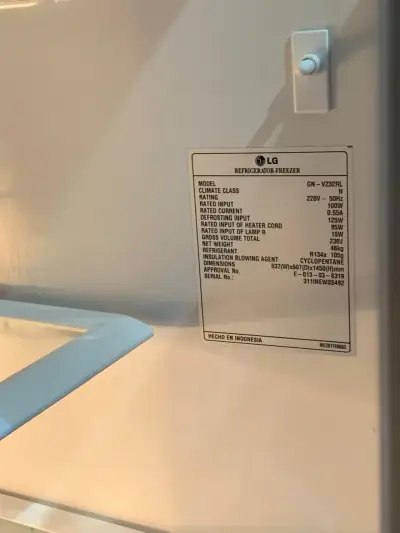 Refrigerador LG de dos puertas en acero inoxidable - miniatura 5