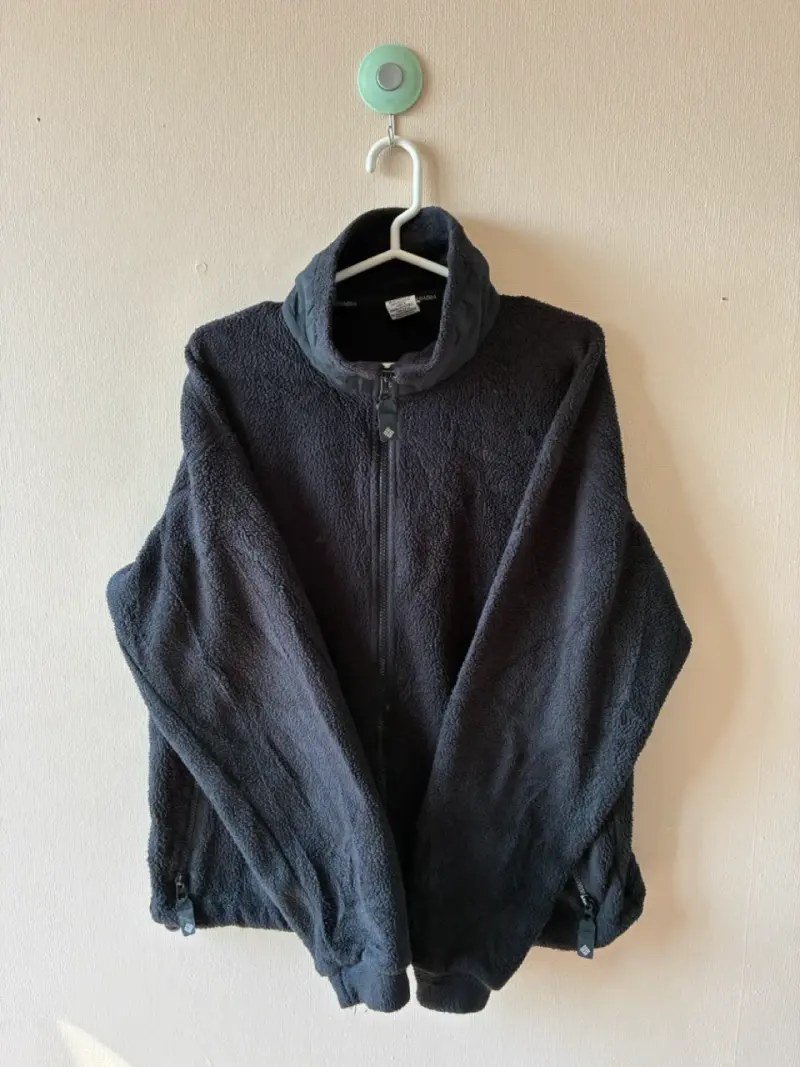 ♻️Chaqueta polar negra Columbia para mujer