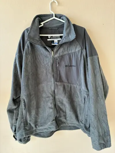 ♻️Chaqueta polar gris Columbia para hombre - miniatura 1