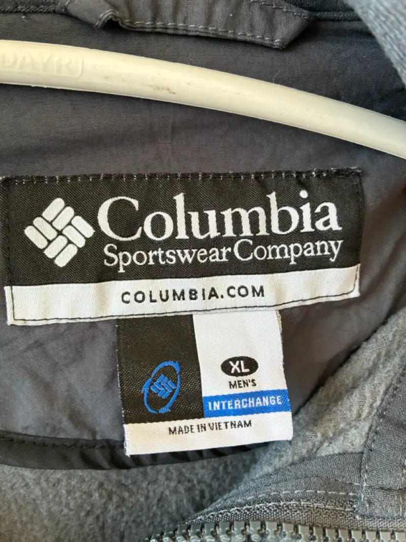 ♻️Chaqueta polar gris Columbia para hombre - 2