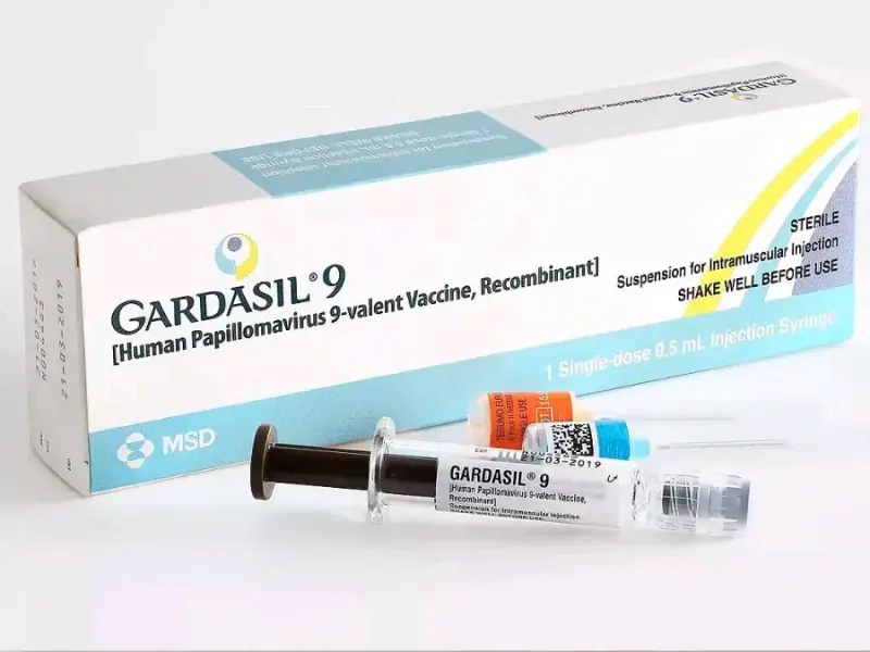 Vacuna Gardasil 9 para VPH 0.5 mL 3 dosis