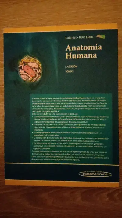 Libro Anatomía Humana Latarjet Ruiz L 5ª Edició - miniatura 2