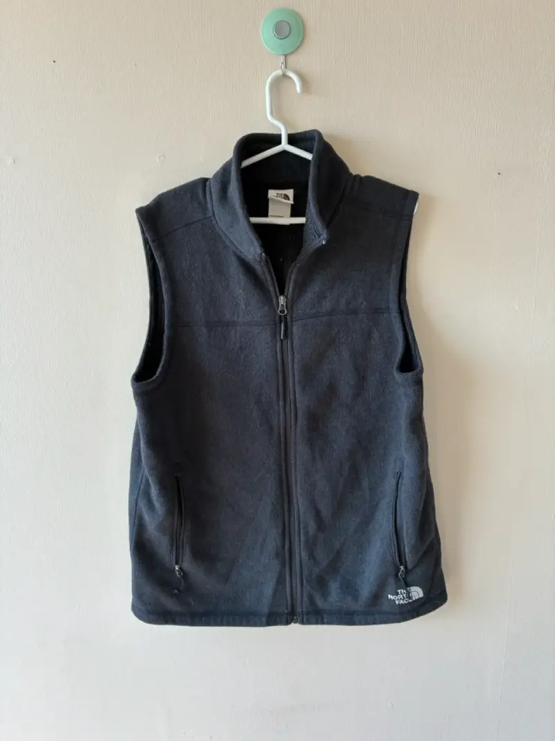 ♻️Chaleco polar sin mangas The North Face negro