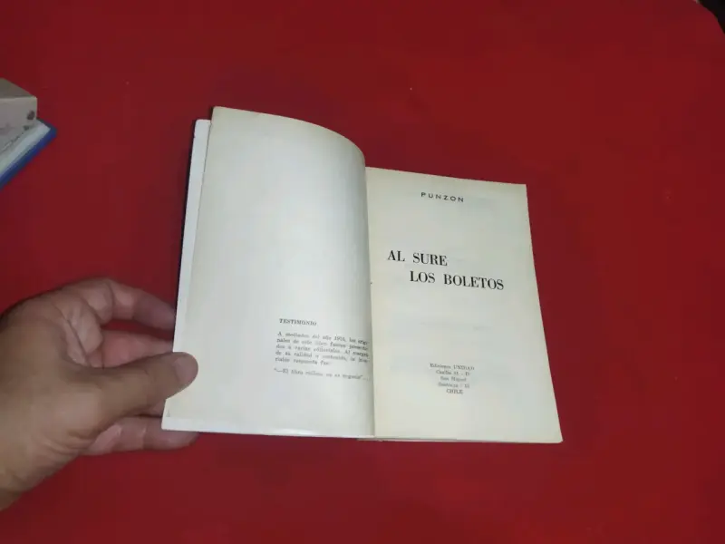 Libro 'Al Sure Los Boletos' de Punzón - 2