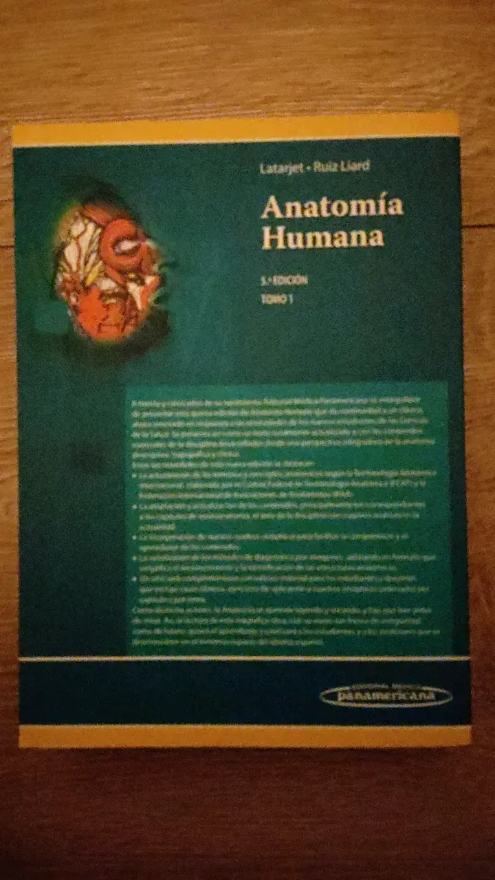 Libro Anatomía Humana Latarjet Ruiz 5° Edición - 2