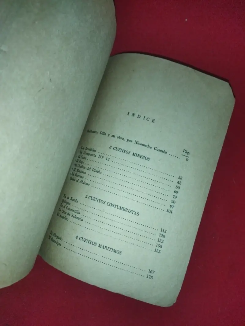 Antología de Baldomero Lillo por Nicomedes Guzmá - 2