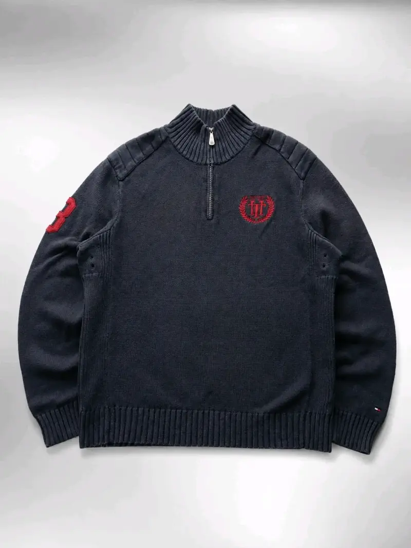 Suéter Tommy Hilfiger Quarter Zip - 1