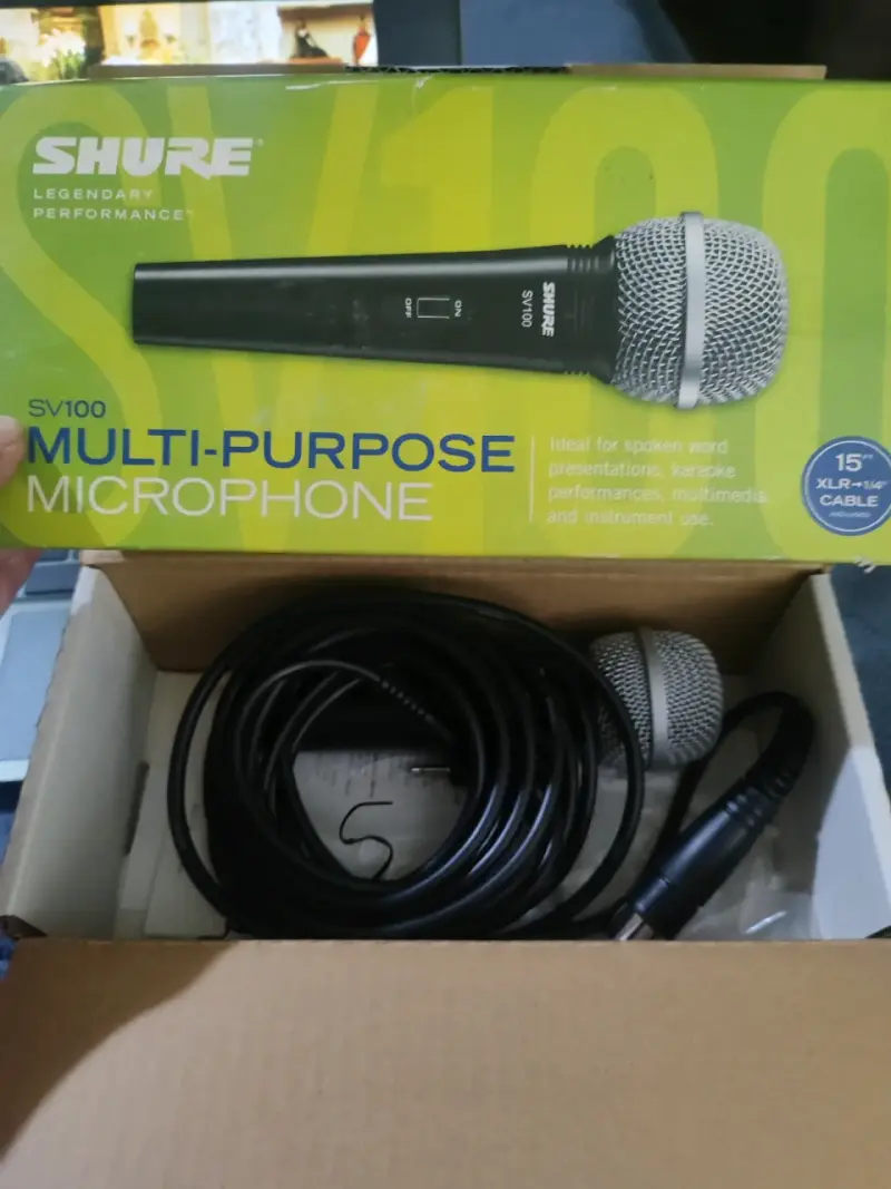 Micrófono Dinámico Multipropósito Shure SV100 - 4
