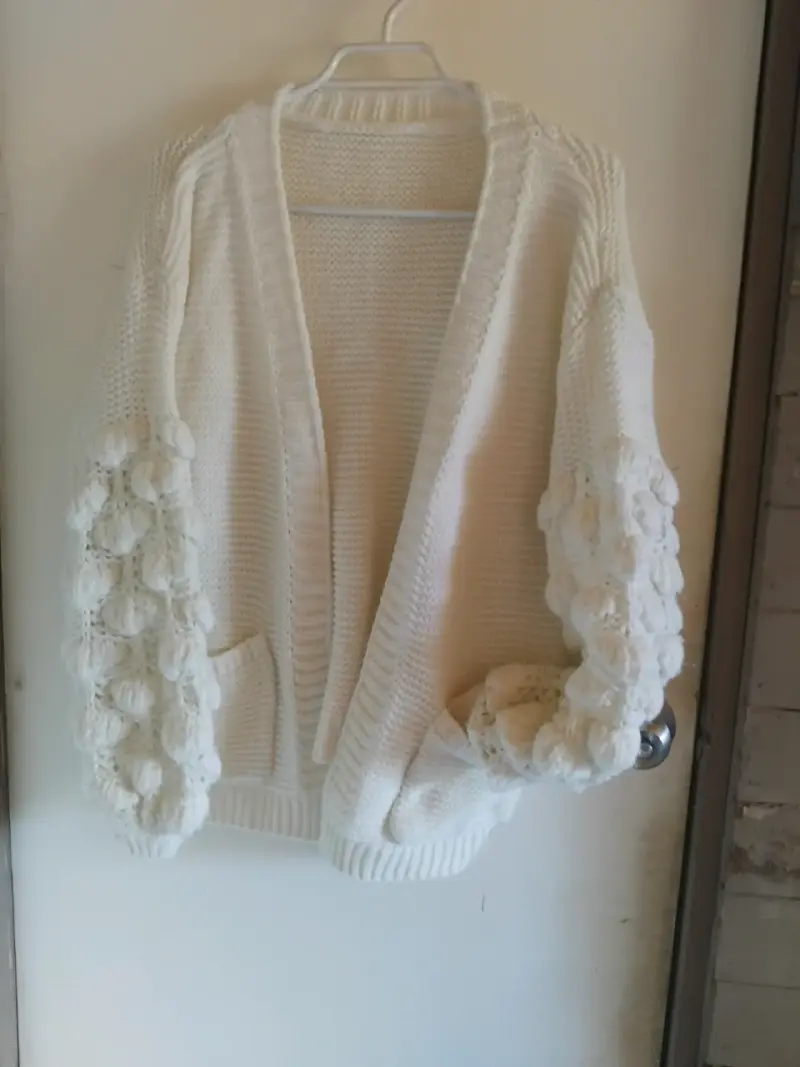 Chaqueta de mezclilla negra para mujer - 4
