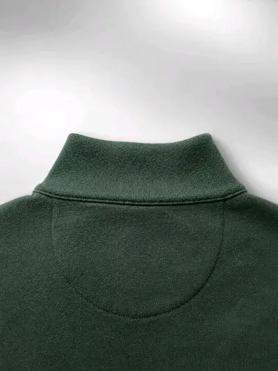 Polerón verde Quarter Zip Untuckit - miniatura 5