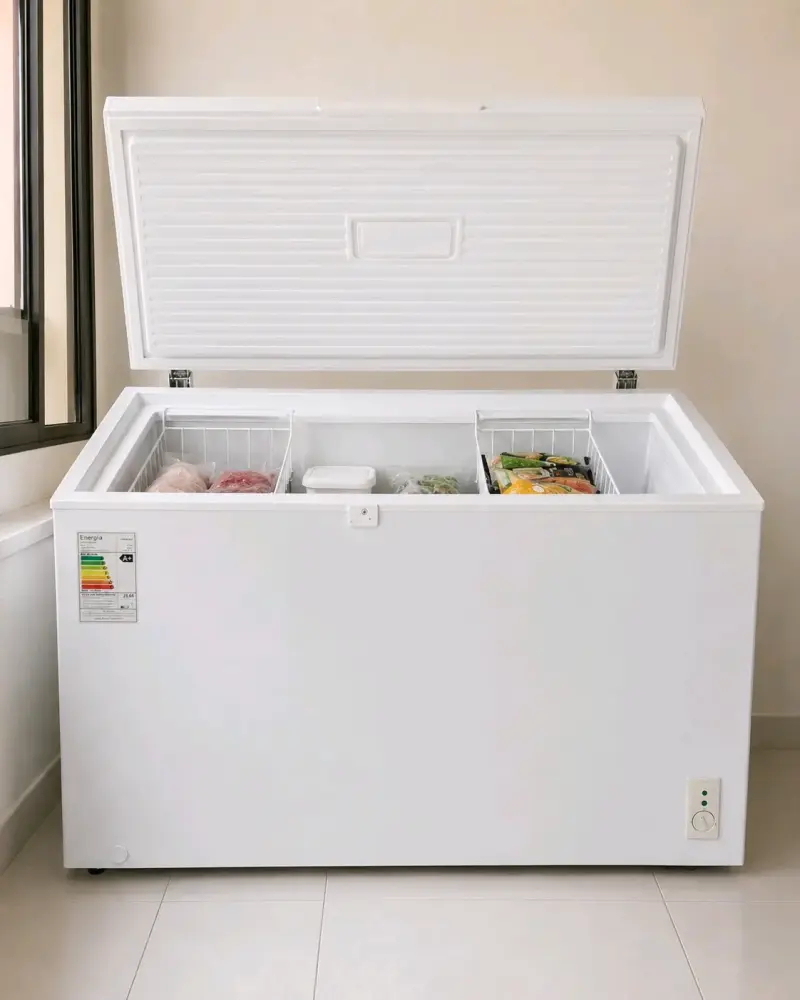 Congelador horizontal blanco eficiente A+ - 3