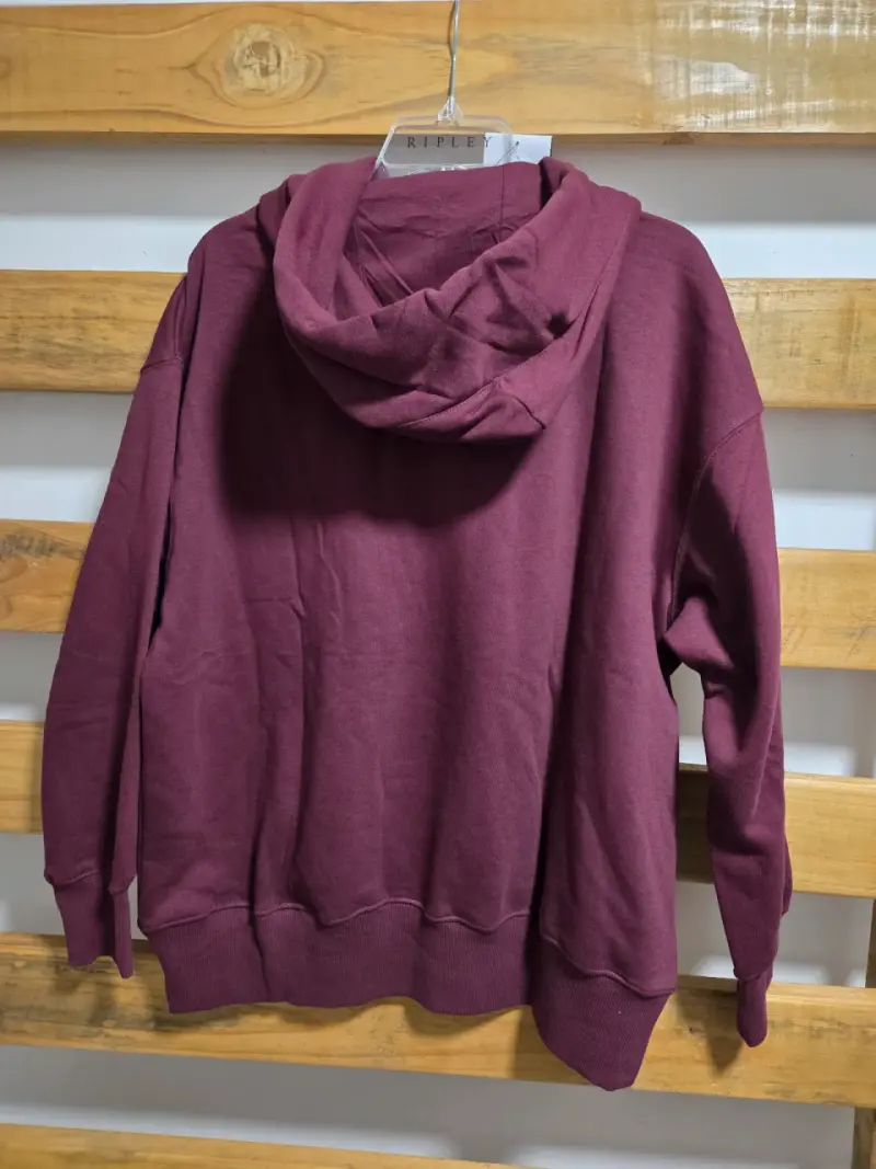 Polerón Nike burdeo para mujer - 2