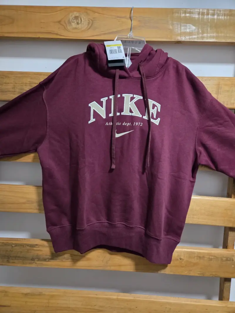 Polerón Nike burdeo para mujer - 3