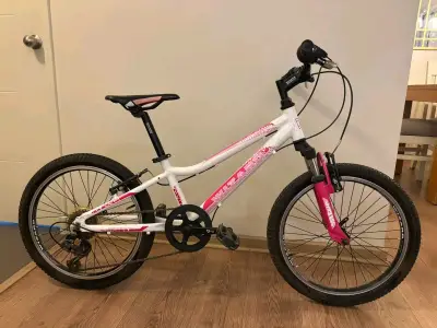 Bicicleta Infantil Wizard Rosa y Blanca Aro 20 - miniatura 1