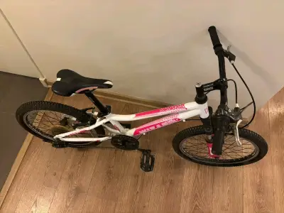 Bicicleta Infantil Wizard Rosa y Blanca Aro 20 - miniatura 3