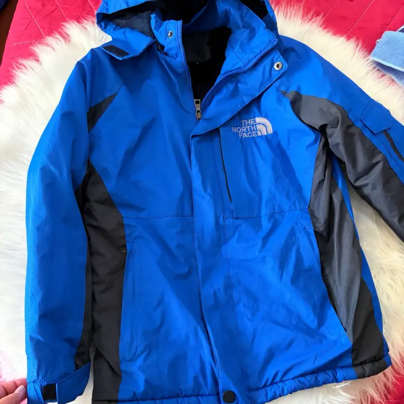 Chaqueta impermeable azul para niño - 1