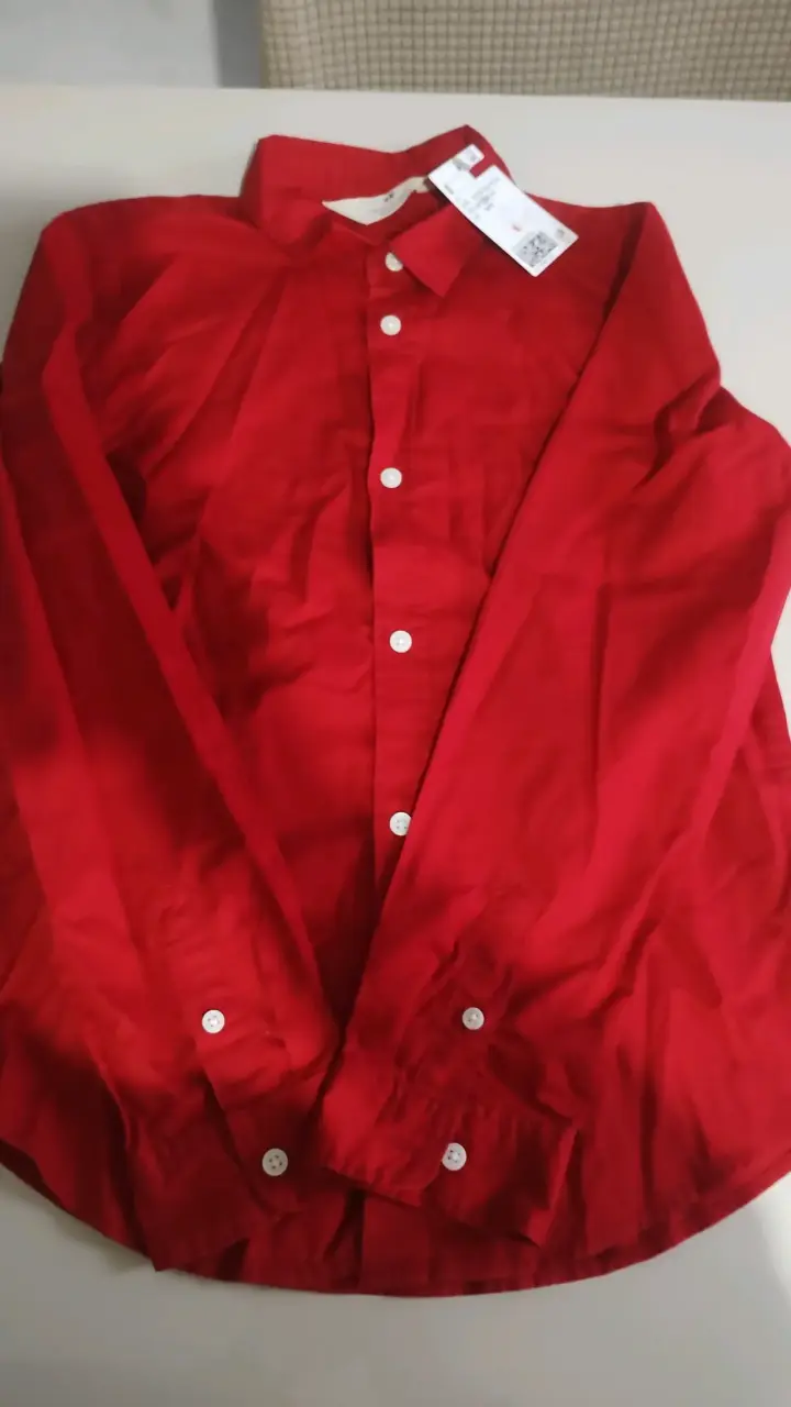 Camisa roja para niño H&M talla 8-9 años - 2