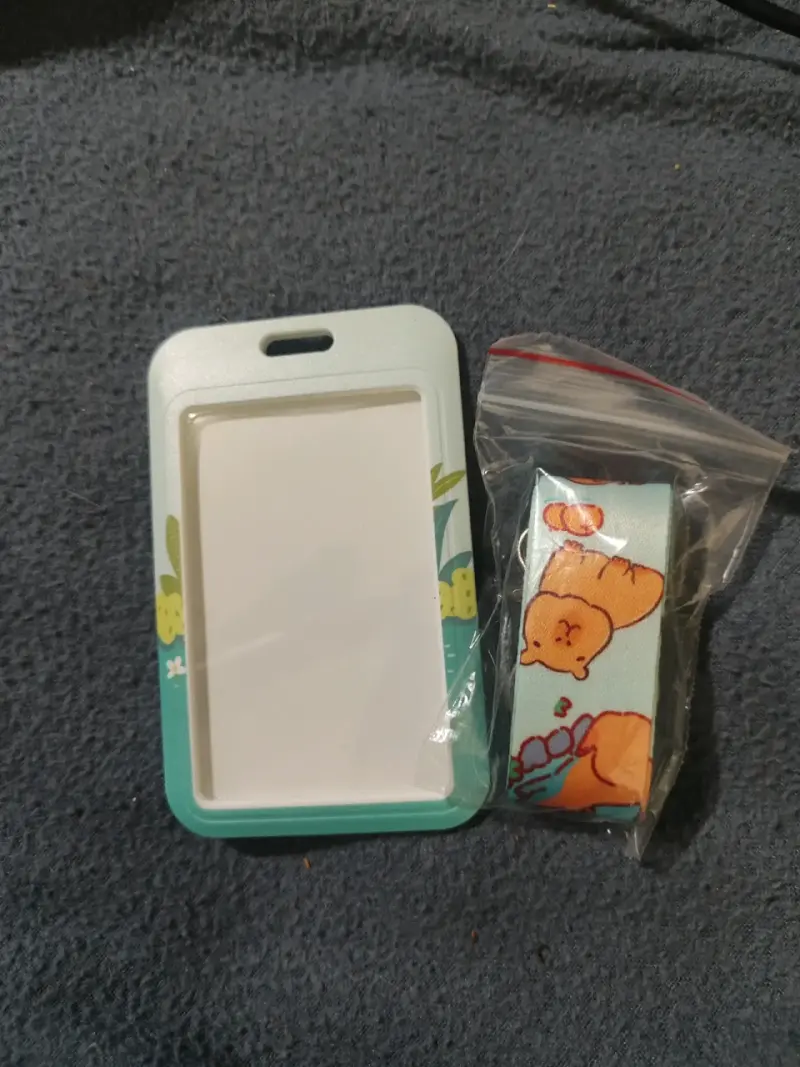 Funda y correa para tarjeta con diseño de capibara - 2