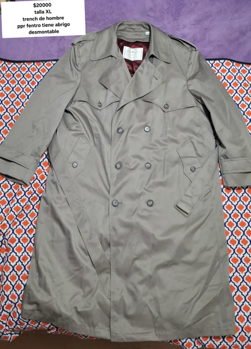 Trench coat de hombre